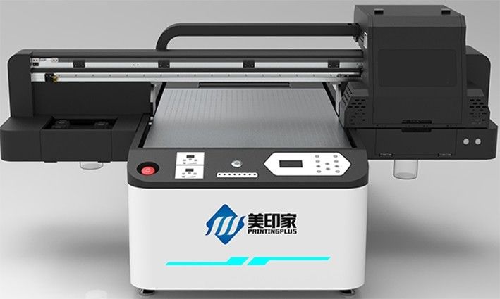 Imprimante à plat à jet d'encre UV avec encre de vernis pour matériaux mats et texturés brillants