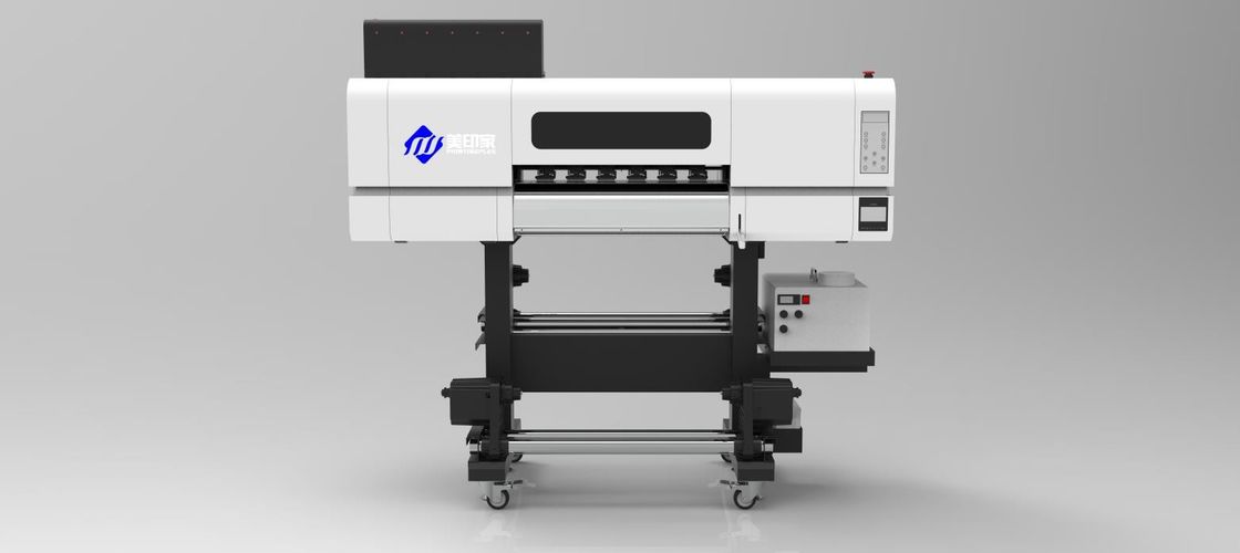 Imprimante UV DTF à chauffage par rouleaux 1800 DPI avec encre UV de 1500 ml pour l'impression en blanc CMYK