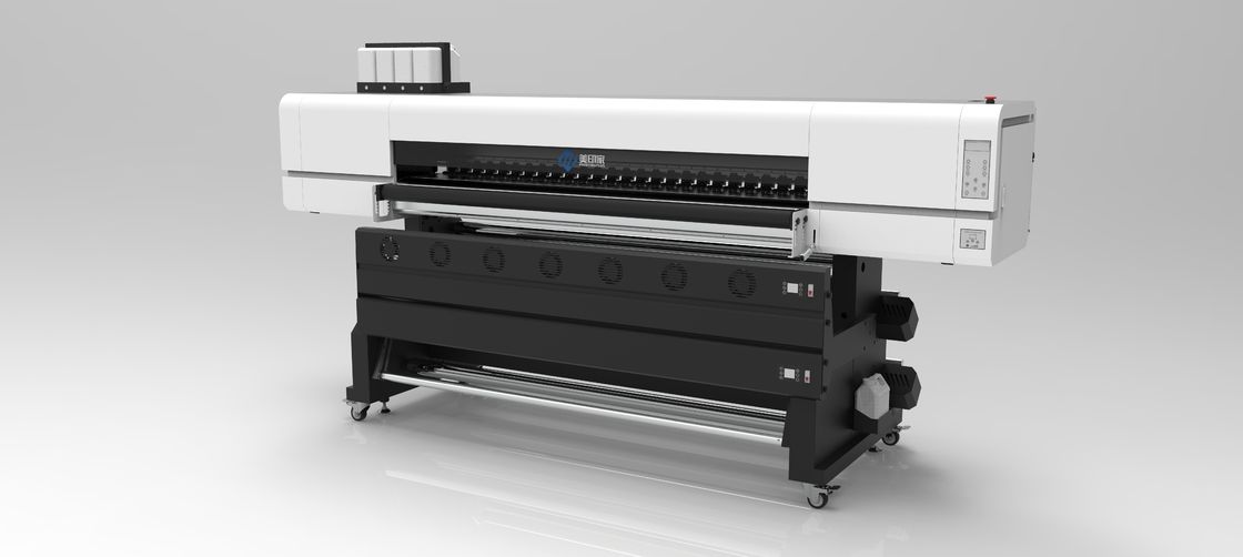 Imprimante de sublimation de teinture de grand format avec cartouches d'encre de 5 litres et impression de 192 cm