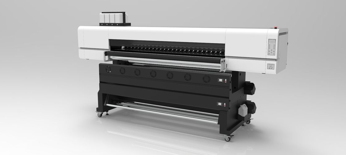 L'imprimante à jet d'encre à sublimation à large format YMCK de 1850 mm est une machine à imprimer à sublimation avec USB 2.0
