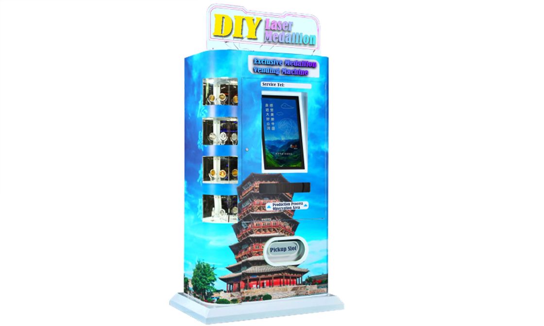 Vendeuse automatique avec connectivité 4G / WIFI / câblée et couleurs personnalisables