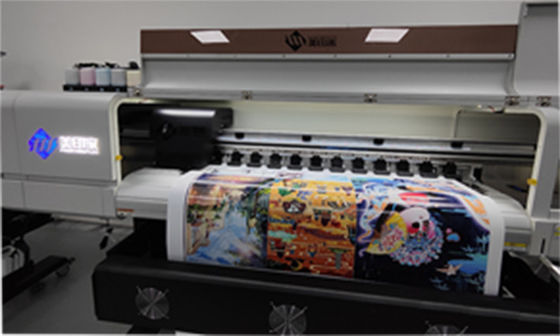 Tissu lumineux Logo Printing Machine de collision de Logo Water Based Printer Anti