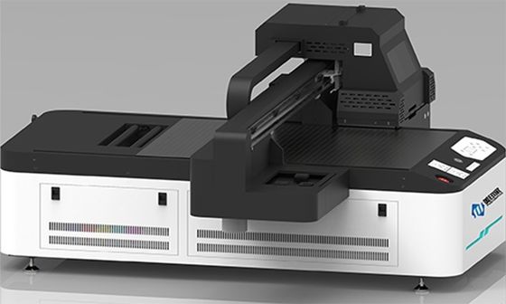 Imprimante à plat à jet d'encre UV avec encre de vernis pour matériaux mats et texturés brillants