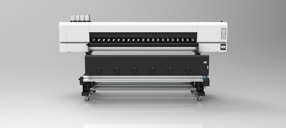 Imprimante à jet d'encre à sublimation de colorants industriels L2985xW928xH1573mm Vitesse d'impression 4 passe 35m2/heure 6pass:25m2/heure 8pass:16m2/heure
