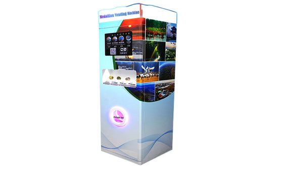 Vendeurs automatiques de badges commémoratifs multi-couleurs sur mesure à 6 canaux